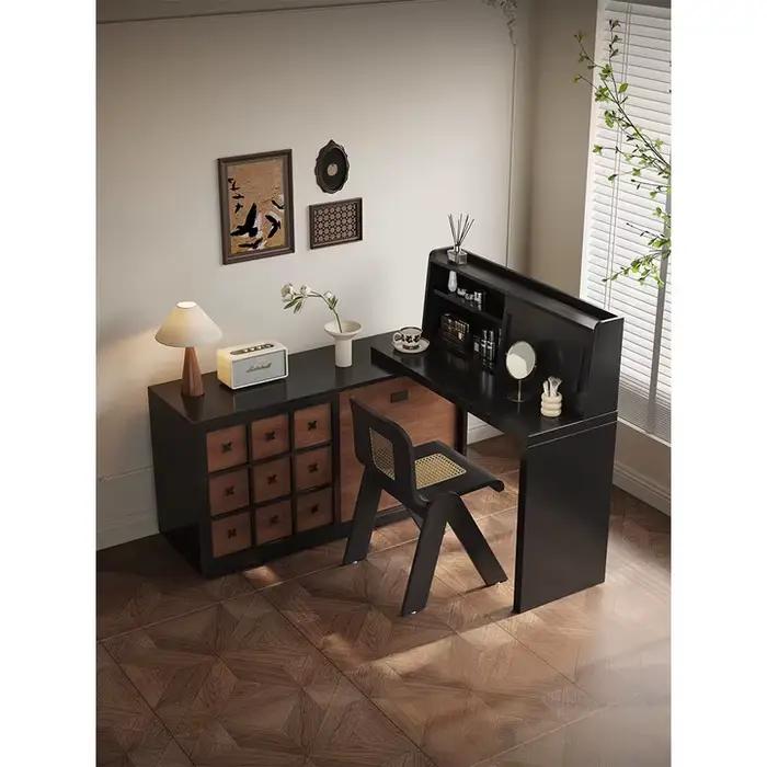 Commode k1, armoire de poitrine intégrée pour chambre à coucher