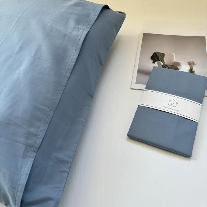 Taie d'oreiller en percale de coton 200T