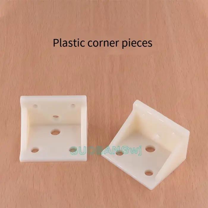 Support d'angle en plastique renforcé pour lit
