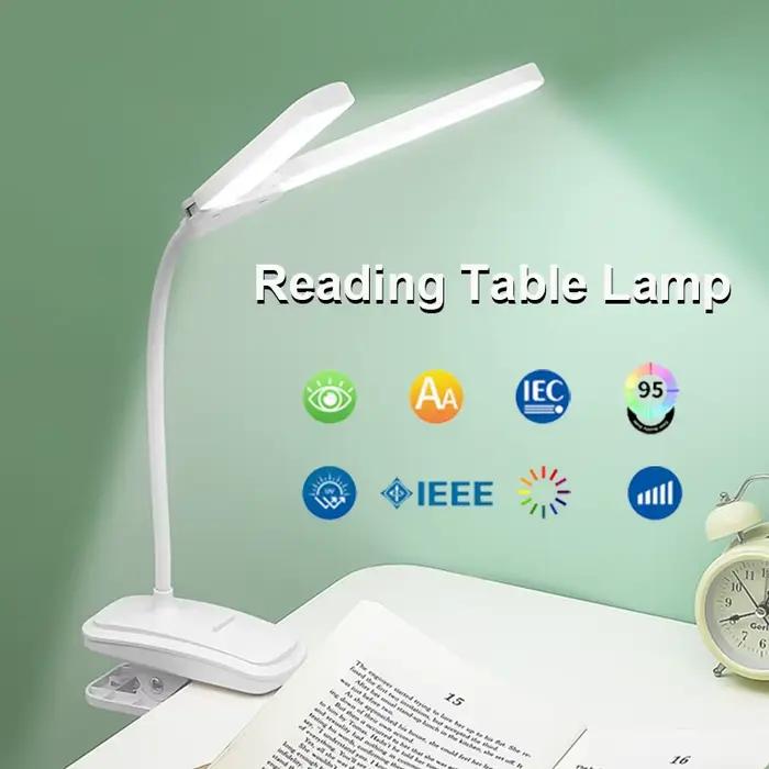 Lampe de table LED flexible à double tête