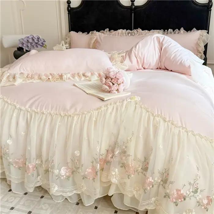 Parure de lit princesse en dentelle