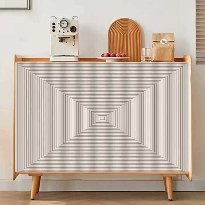 Rideau d'armoire auto-adhésif