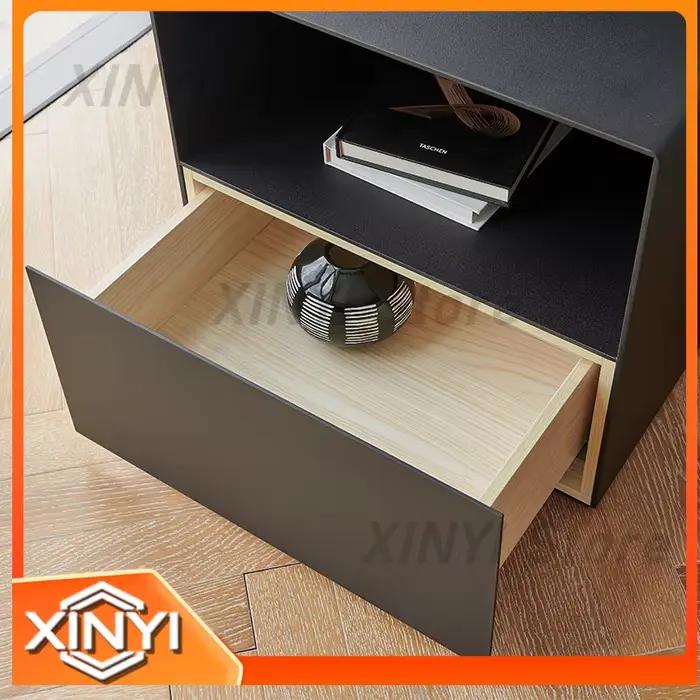 Table de chevet noire minimaliste moderne