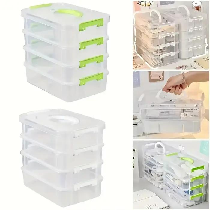 Boîte de rangement pour blocs de construction