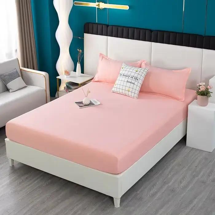 Housse de matelas respirante pour acariens - 360 ° Jupe élastique pour lit Queen/King de 8 à 21 po d'épaisseur