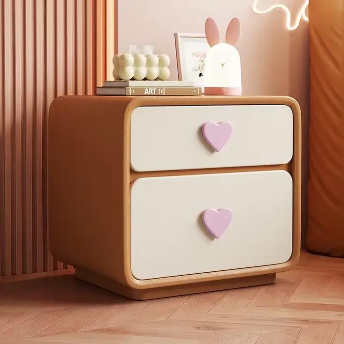 Esthétique mignon chevet rangement fille luxe Kawaii Table