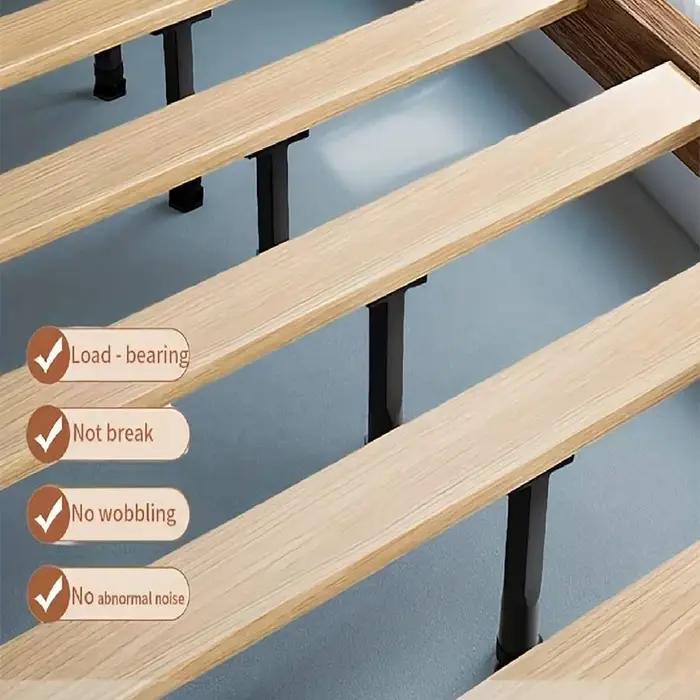 Ensemble de 4 pieds de lit réglables en métal (avec vis spéciales incluses)