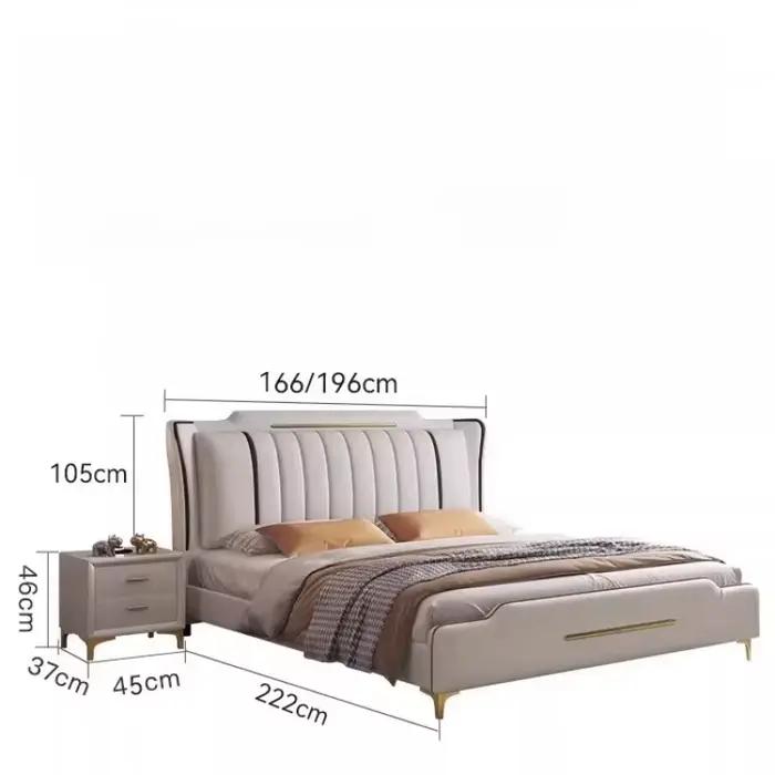 Lit De rangement sur pied chambres à coucher rembourrage De mariage lit De détente salon dormir Camas De Matrimonio dortoir accessoires De maison