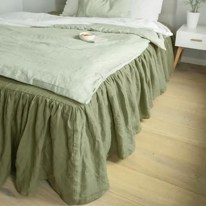 Drap-housse en lin naturel 100% pur