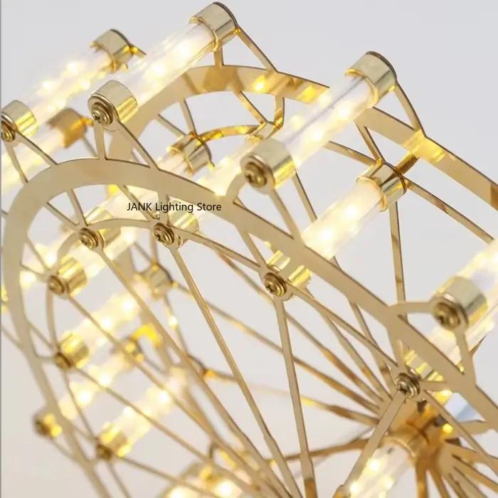 Lampe LED créative de luxe pour salon