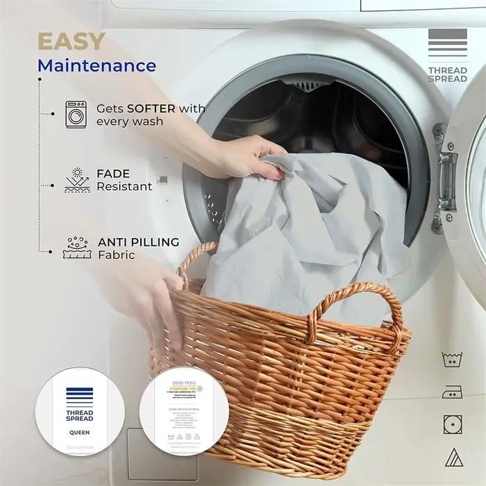 Draps de lit 100% coton égyptien