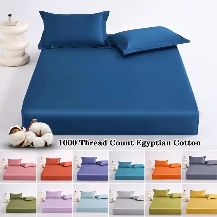 Draps de lit 100% coton égyptien