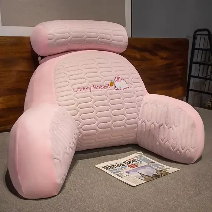 Coussin de dossier en latex grand format pour tête de lit – Oreiller de soutien idéal pour dortoir