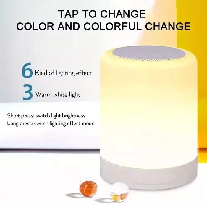 Lampe de Table de chevet sans fil Bluetooth