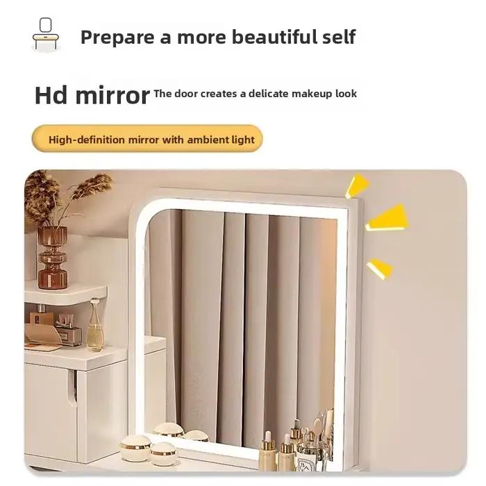 Commode de chambre à coucher avec miroir