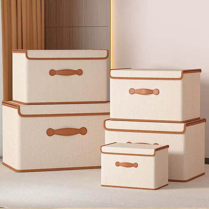 Boîte de rangement pour vêtements avec couvercle