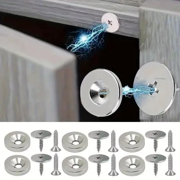 Loquets magnétiques robustes pour armoire