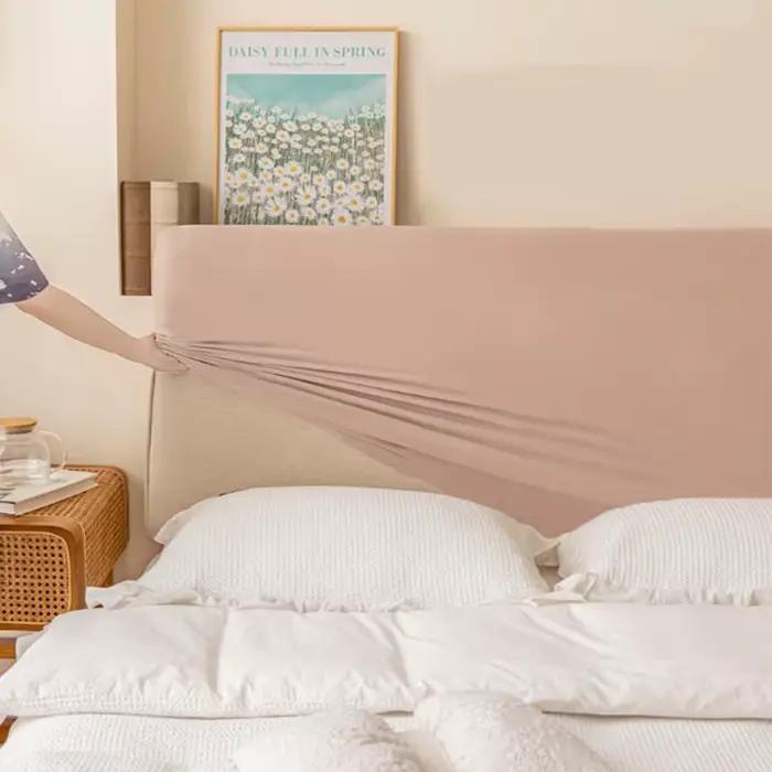 Couvre-tête de lit en velours doux