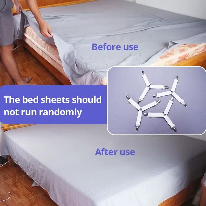 Attaches de drap de lit réglables