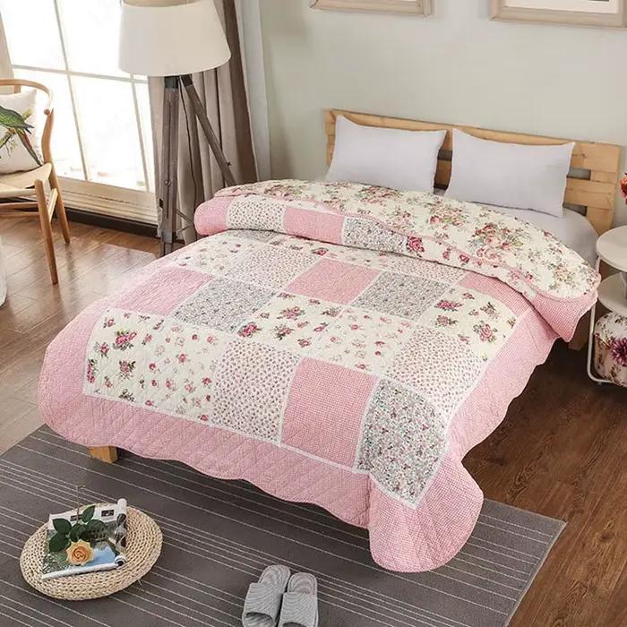 Couette en coton à fleurs