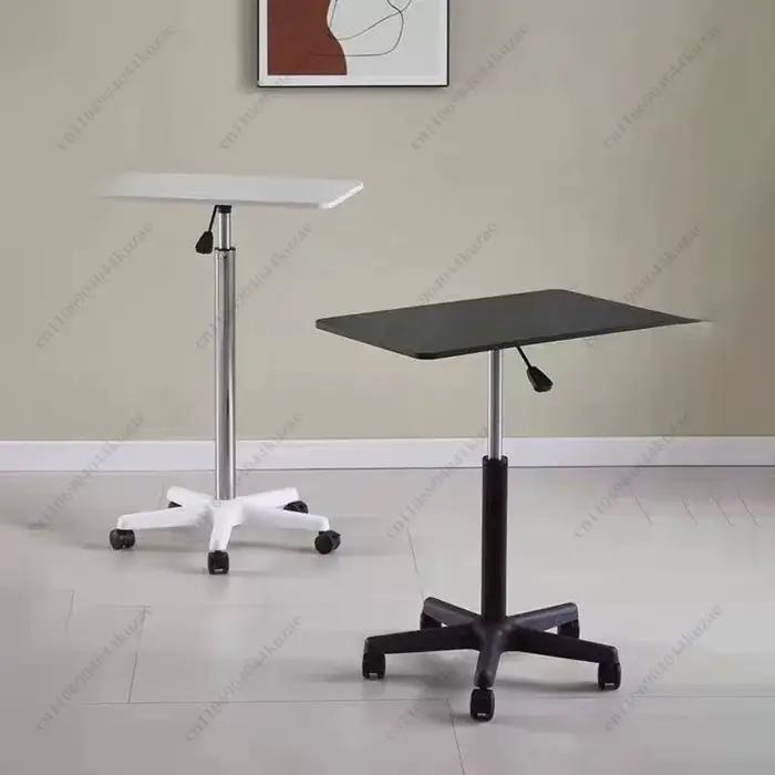 Bureau mobile réglable en hauteur avec roulettes