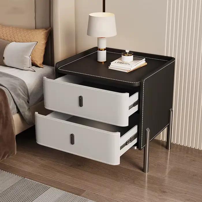 Tables De chevet esthétiques italiennes De luxe moderne à la mode Table