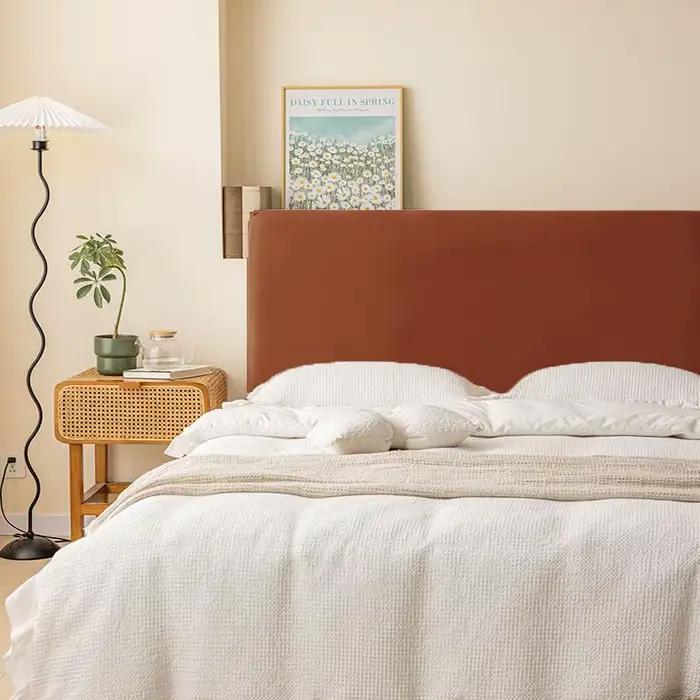 Couvre-tête de lit en velours doux