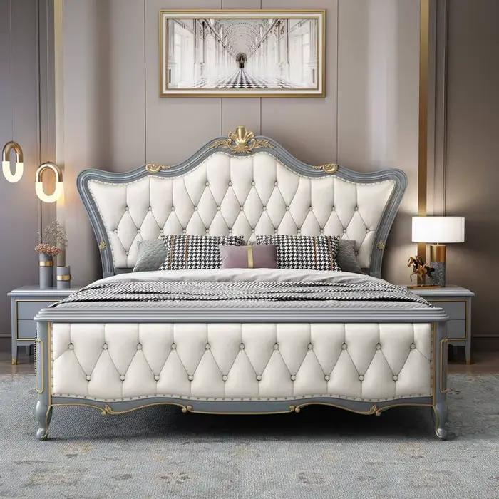 Lit King Size Moderne avec Rangement