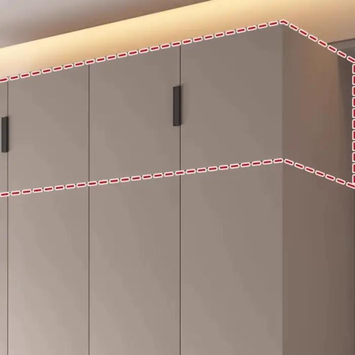 Armoire d'angle moderne de luxe