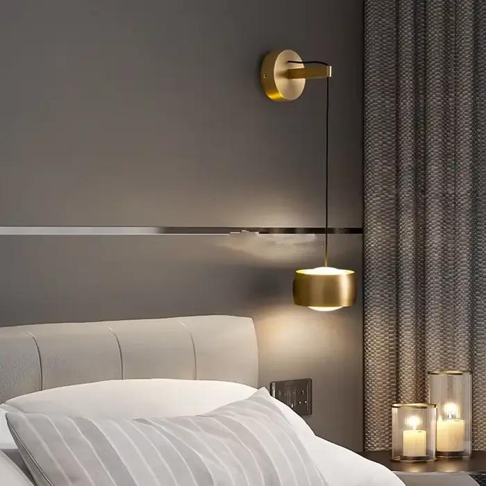 Applique Murale LED en Cuivre au Design Moderne