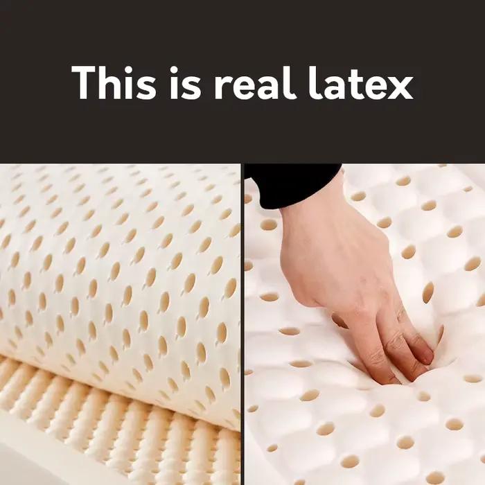 Matelas en latex authentique avec effet mémoire naturel