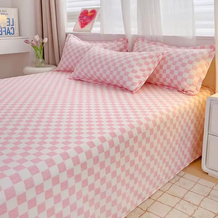 Draps de linge de lit doux de haute qualité