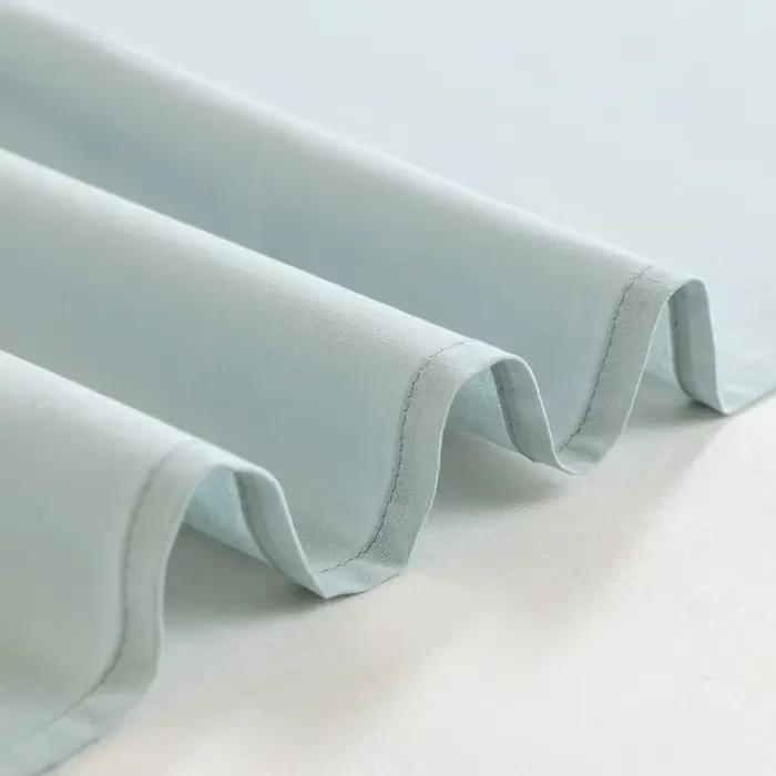 Drap plat de lit 100% coton pour lit Double