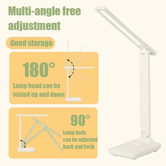 Led Tactile Table Pliante Lampe De Chevet Lecture Protection Des Yeux Nuit
