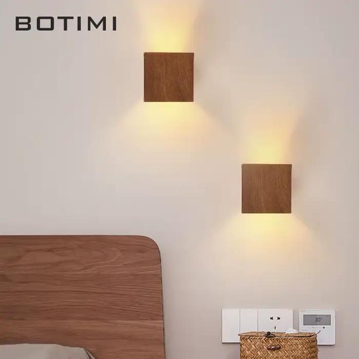 Applique Murale LED Moderne en Métal pour Couloir et Chambre à Coucher, Lumière Blanche Chaude et Brillante