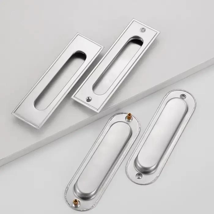 Poignées de porte coulissantes encastrées