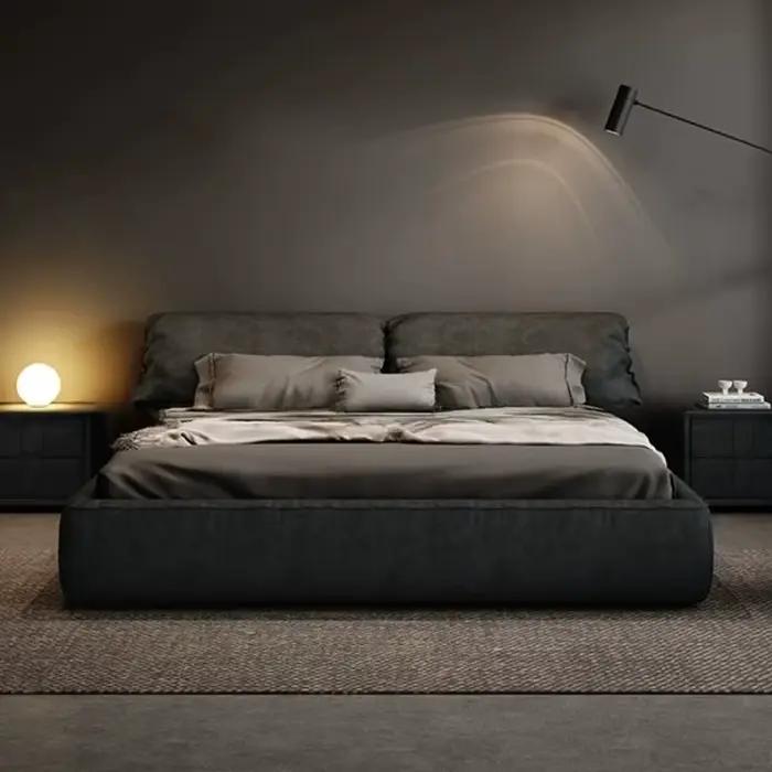 Lit de vanité fantaisie luxe multifonctionnel moderne tête de lit Double cadres Queen Size Muebles Para El Hogar meubles de maison
