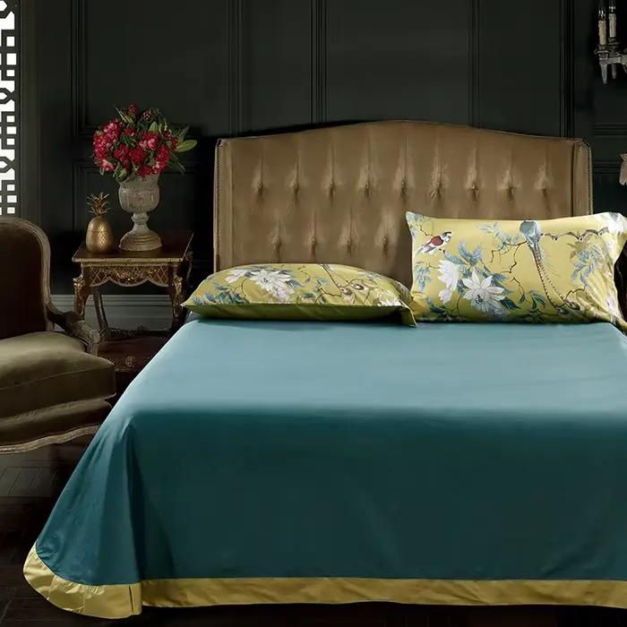 Ensemble de literie en coton égyptien soyeux