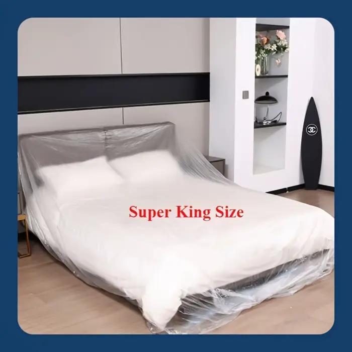 Lot de 2 housses de lit extra larges