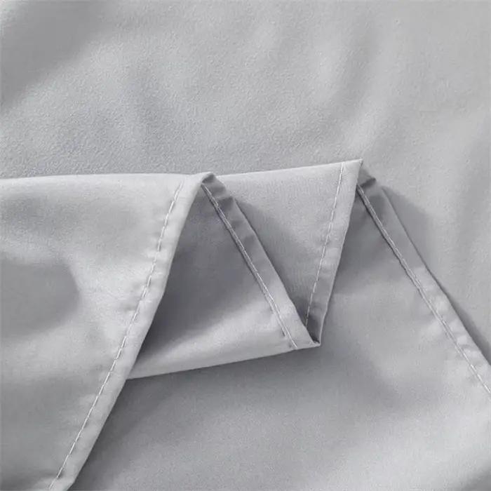 Drap de lit plat en coton lavé