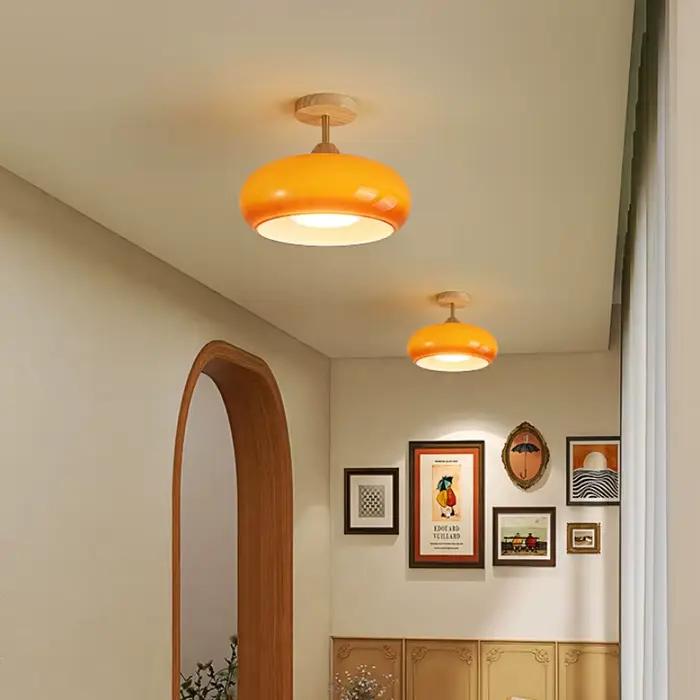 Plafonnier style crème pour balcon