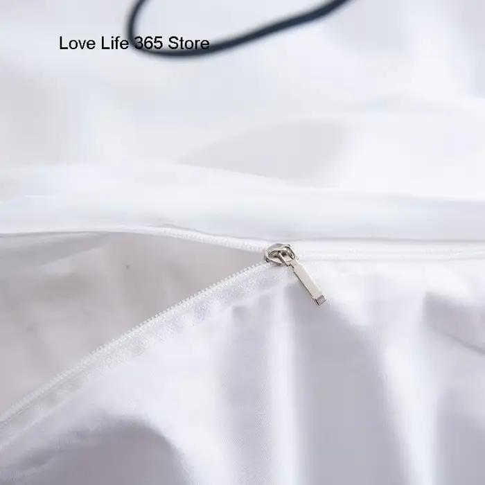 Parure de lit en lin avec taies d'oreiller