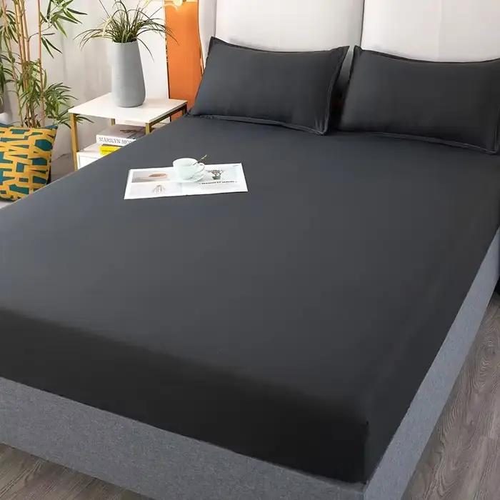 Housse de matelas respirante pour acariens - 360 ° Jupe élastique pour lit Queen/King de 8 à 21 po d'épaisseur