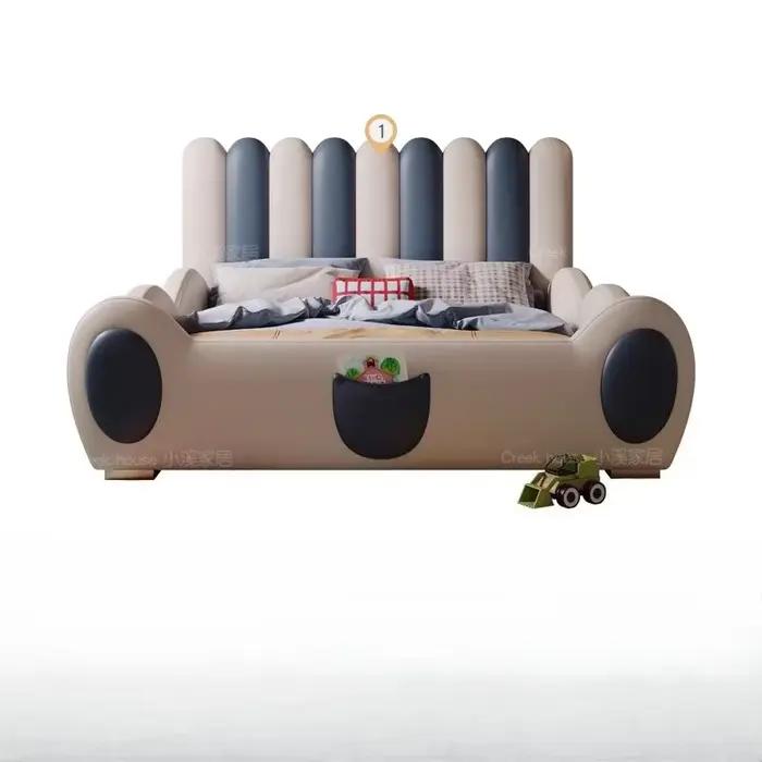 Lit de maison pour chambre de garçon