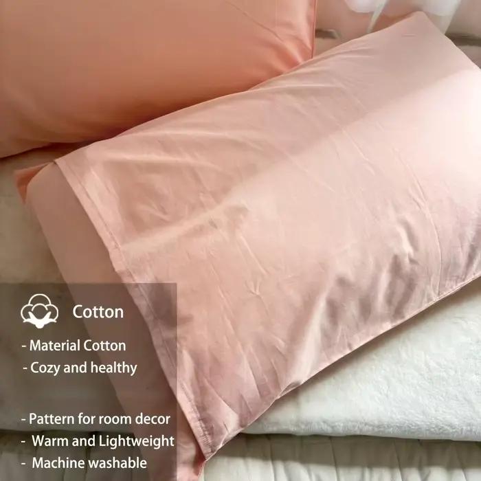 Taie d'oreiller en percale de coton 200T