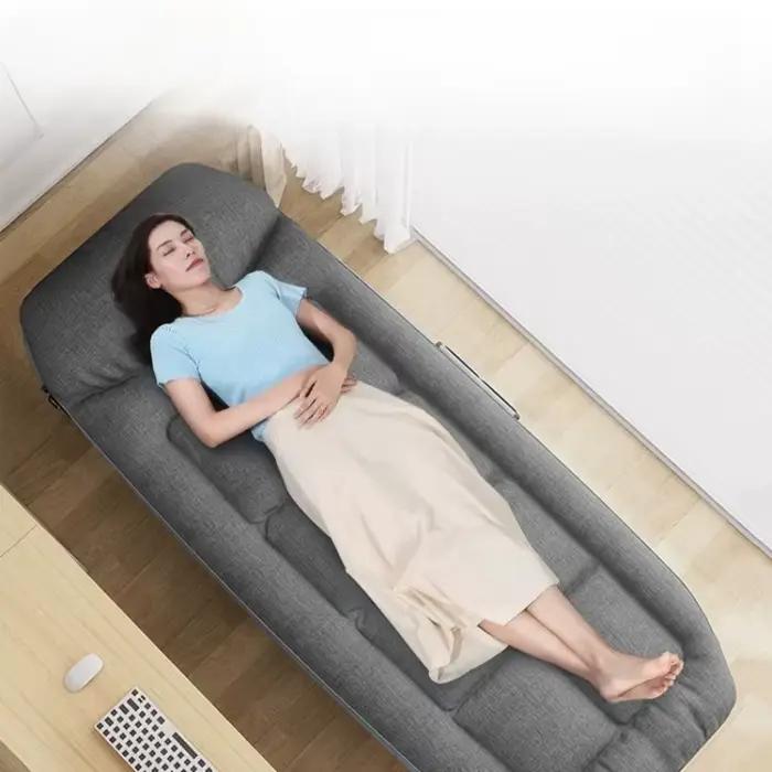 Lit simple pliant en fer avec matelas