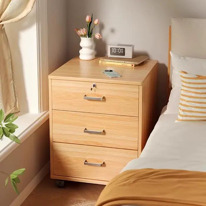 Armoire de chevet avec serrure Simple