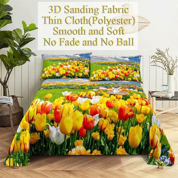 Parure de draps Tulip avec taies d'oreiller