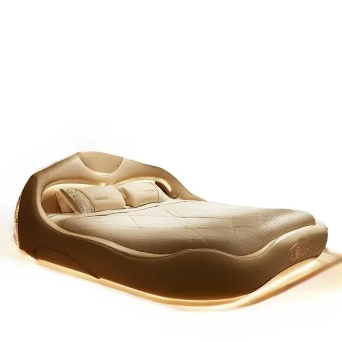Superbe cadre de lit Double King Size Design de luxe valises jumelles idéales Chic Muebles européens Para El Hogar Cama décoration de la maison