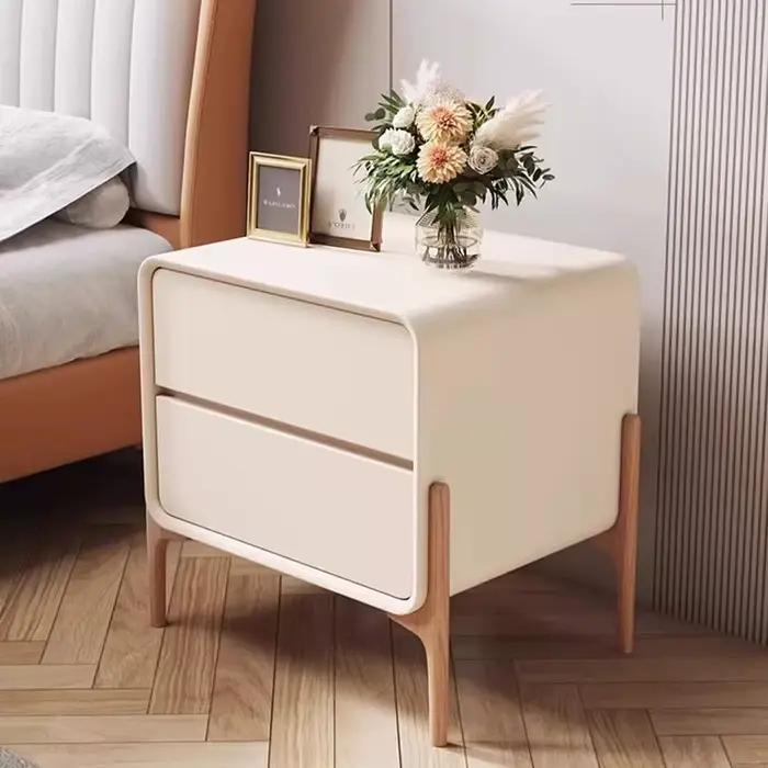 Table de nuit de rangement minimaliste pour chambre à coucher